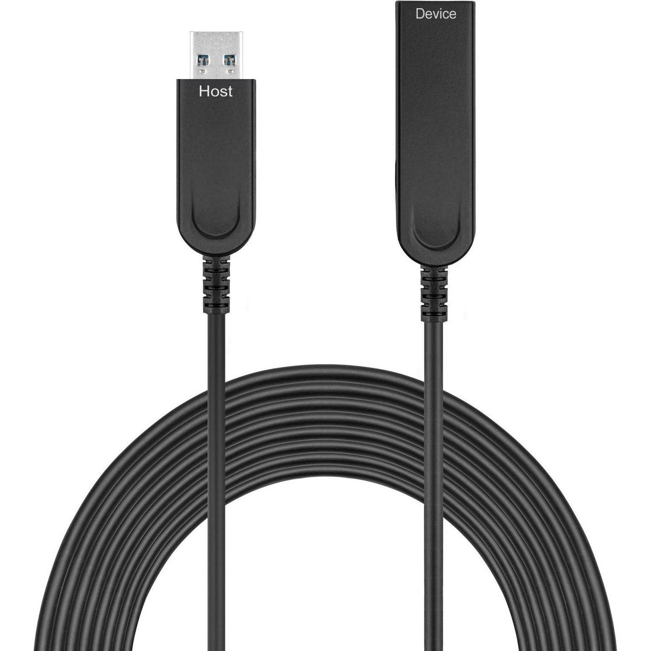 Thumbnail - MicroConnect Premium Optic fiber USB 25m (25 m, USB 3.2 Gen 2), USB Kabel