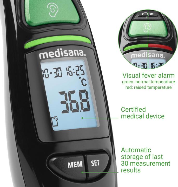Actual product image Medisana TM750 (Ear, Forehead)