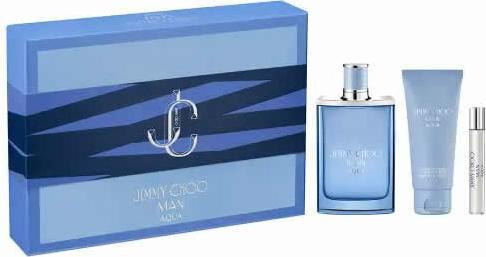 Actual product image Jimmy Choo Man Aqua Eau De Toilette Spray 100ml Set 3 Pieces - Men's Fragrance (Eau de toilette, 100 ml)