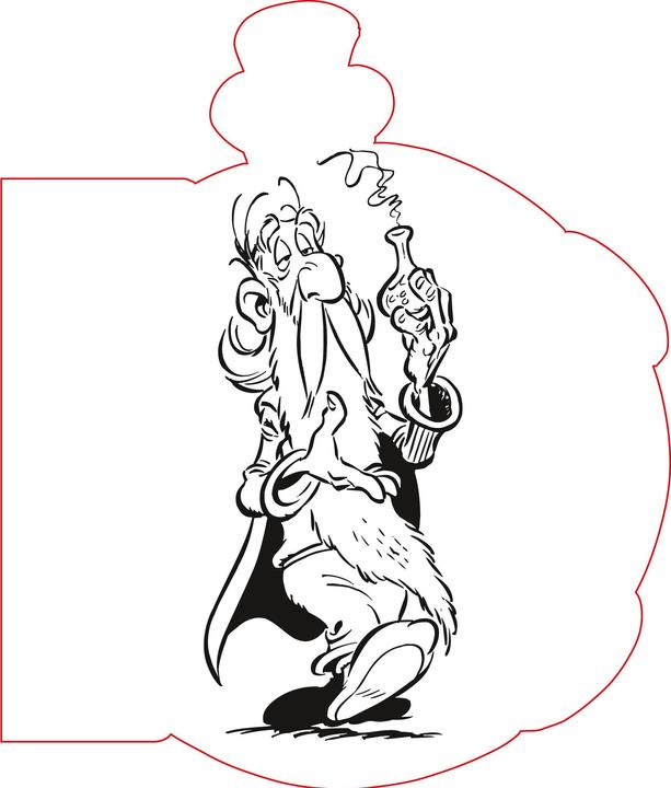 Actual product image Clairefontaine Asterix Colouring Pad