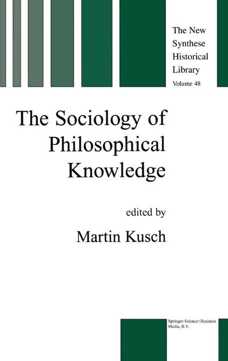 Energy Label The Sociology of Philosophical Knowledge (Dutch, Maren Kusch, 2010)