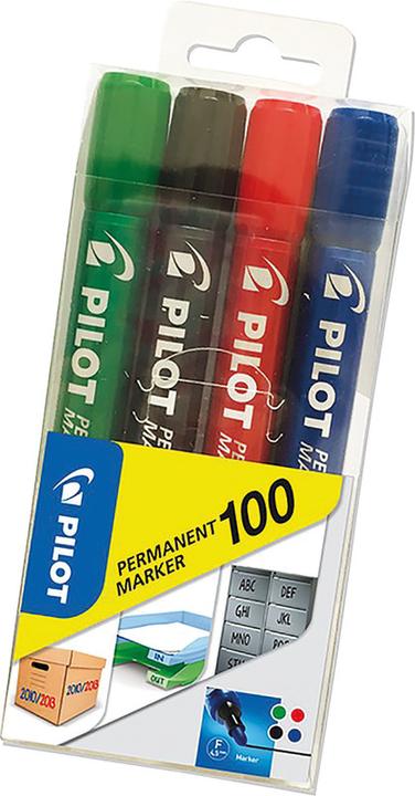 Produktbild Pilot Permanent-Marker 100 (4 x)