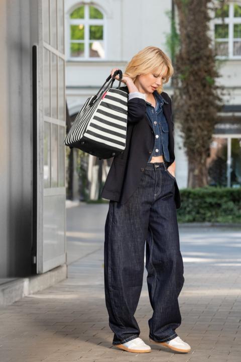 Produktbild reisenthel Einkaufskorb Loopshopper L Summerstripes Black