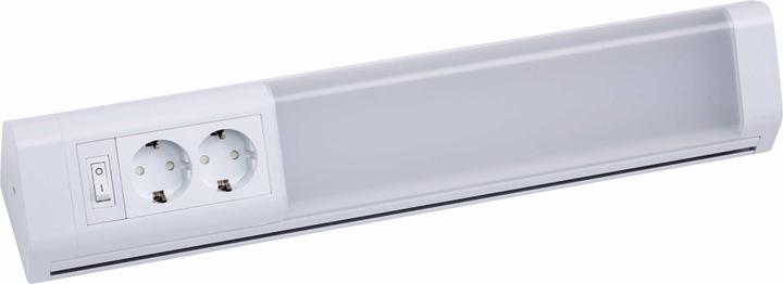 Immagine prodotto Müller Licht Apparecchio sottopensile a LED da 50 cm con 2 prese a terra e 4 ganci per asciugamani