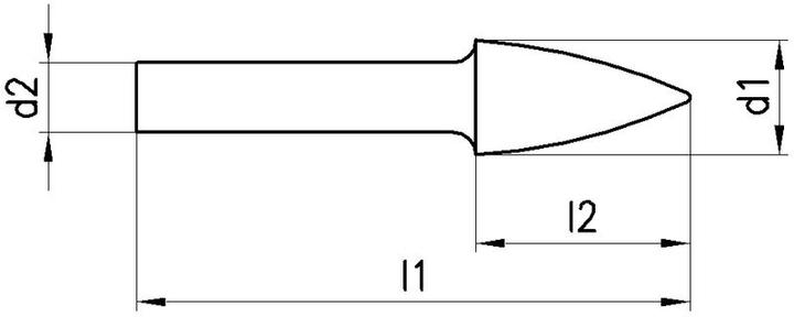 Actual product image Pferd Carbide burr