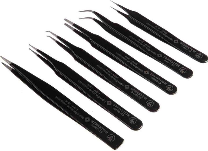 Immagine prodotto Bernstein Set di pinzette SMD 6 pezzi Supe