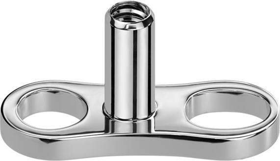Produktbild Star Piercing Dermal Anchor Anker zwei grosse Löcher (Titan, ohne Messing)