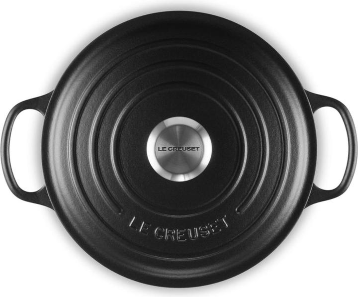 Produktbild Le Creuset Sauteuse Sig 24 cm Schwarz (Gusseisen, 24 x 14.70 cm)