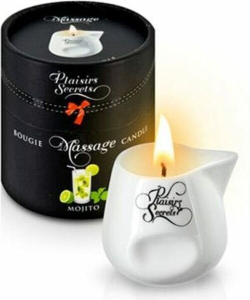 Plaisir Secret Bougie de massage - Mojito (80 ml)