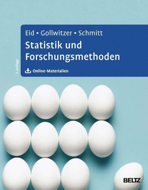 Image du produit Statistik und Forschungsmethoden (Allemand, Manfred Schmitt, Mario Gollwitzer, Serment de Michael, 2017)