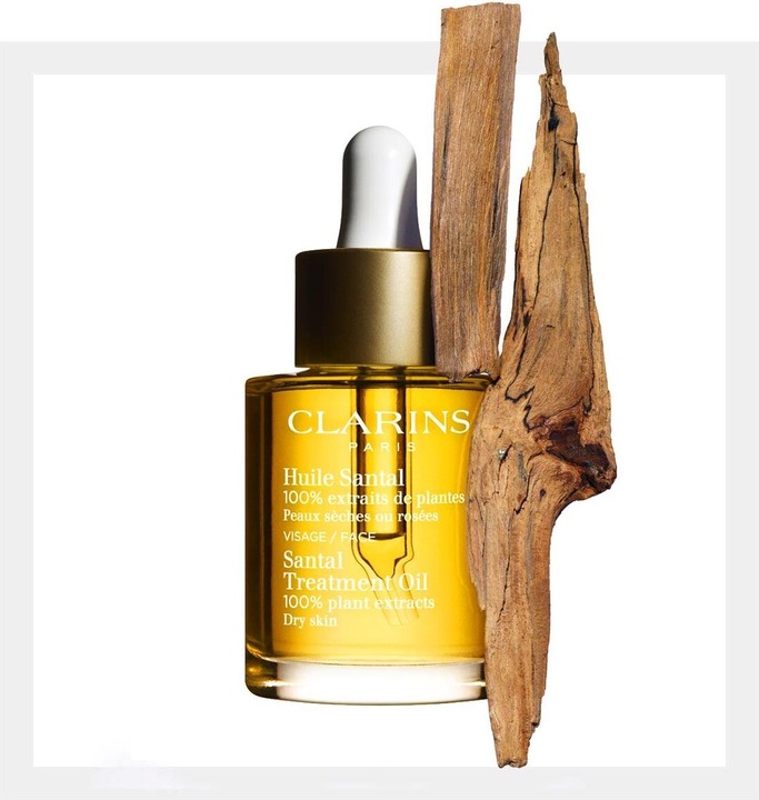 Immagine prodotto Clarins Olio per il viso Huile Santal - Pelle secca/arrossata (30 ml, Olio viso)
