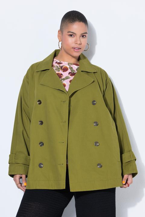 Actual product image Studio Untold Trench-Jacke, oversized, Revers, 2 Taschen (54, 56)