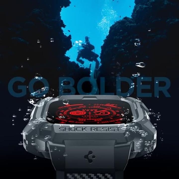Immagine prodotto Spigen Appl Watch Ultr 2/1 RugArmProDkGr