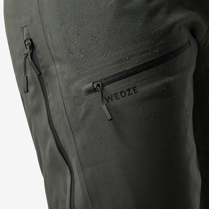 Actual product image Wedze Men's ski trousers warm and breathable - FR500 khaki (XXL)