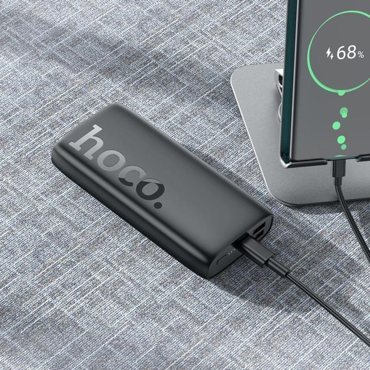 Actual product image Hoco Power bank Powerbank 20000 mAh QC PD 3A 22,5W J122A black (20000 mAh, 22.50 W, 74 Wh)