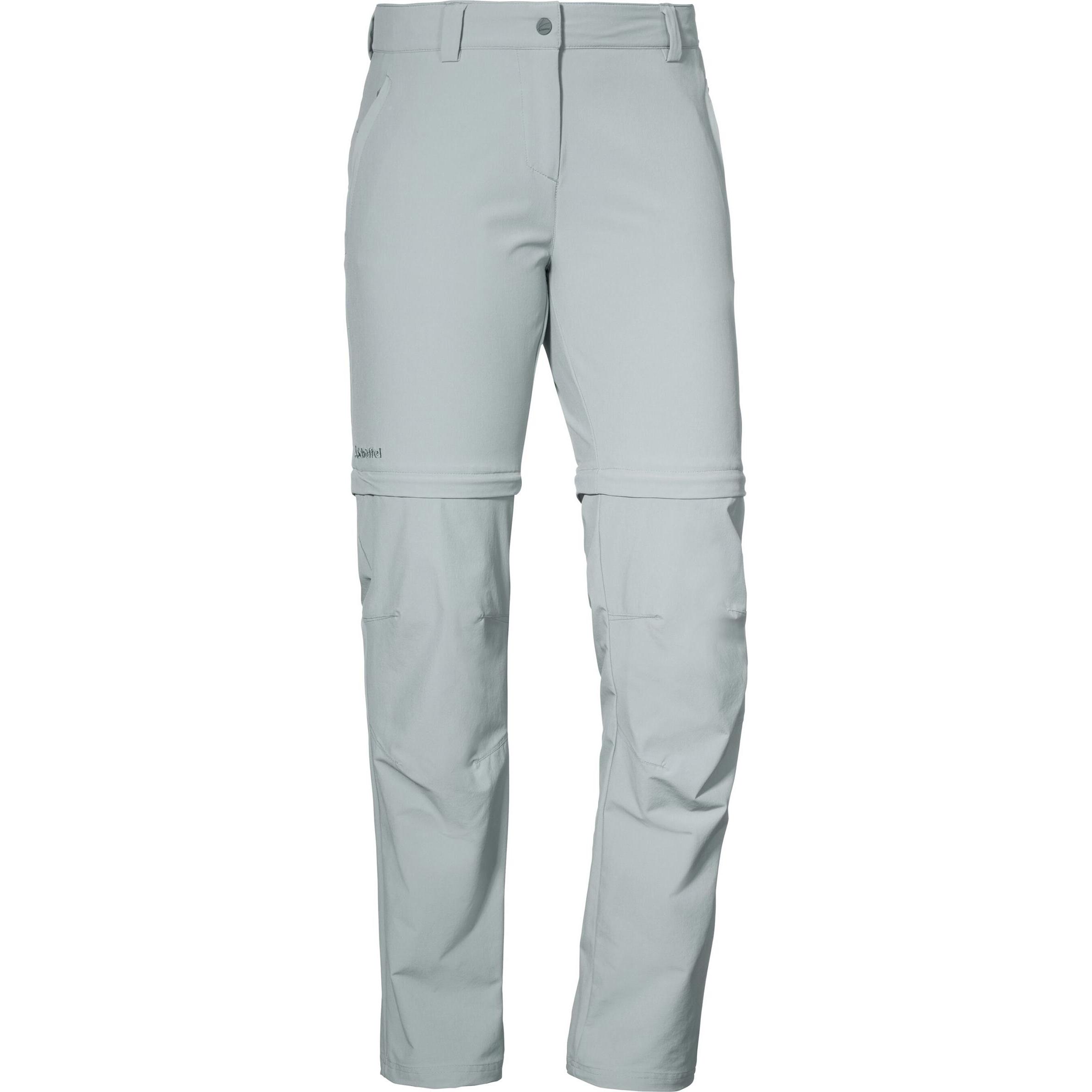 Schöffel, Damen, Outdoorhose, Ascona Zip-Off Hose (44), Grau, 44