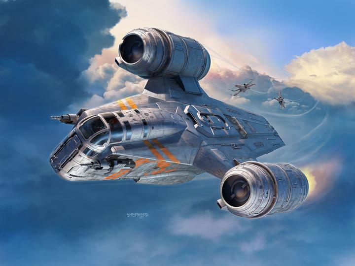 Actual product image Revell The Mandalorian: The Razor Crest