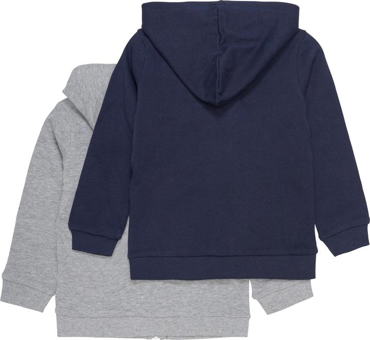 Produktbild Minymo Sweatjacke 2er Set Greymelange Gr. 98 (98)