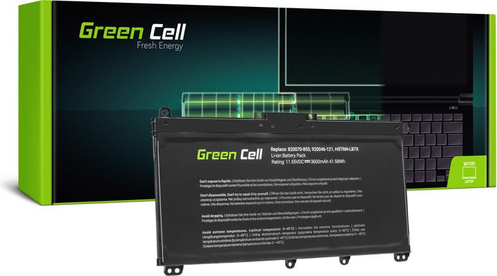 Actual product image GreenCell HP145 (3 cubicles, 3400 mAh)
