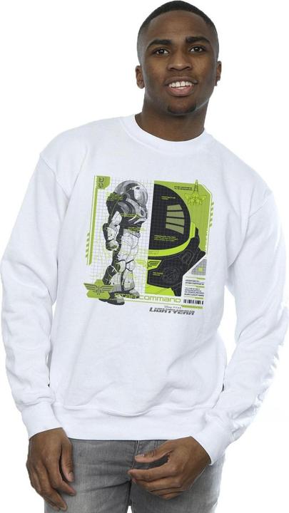 Actual product image Disney Mens Lightyear Buzz Tech Panel Sweatshirt (XL)