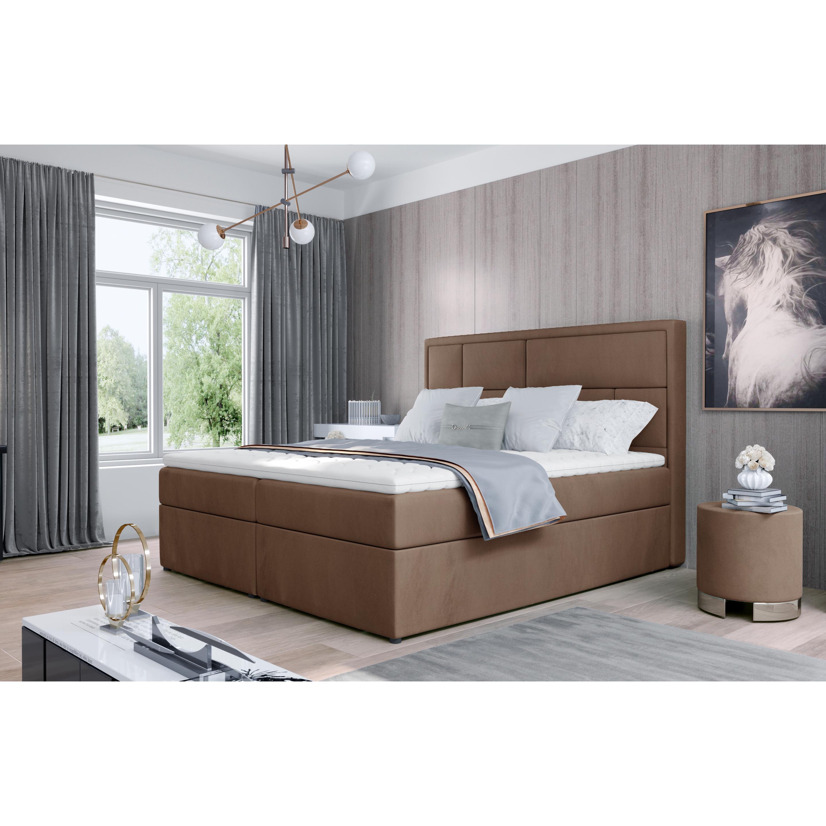 ELTAP, Boxspringbett, Meron mit Stauraum (160 x 200 cm)