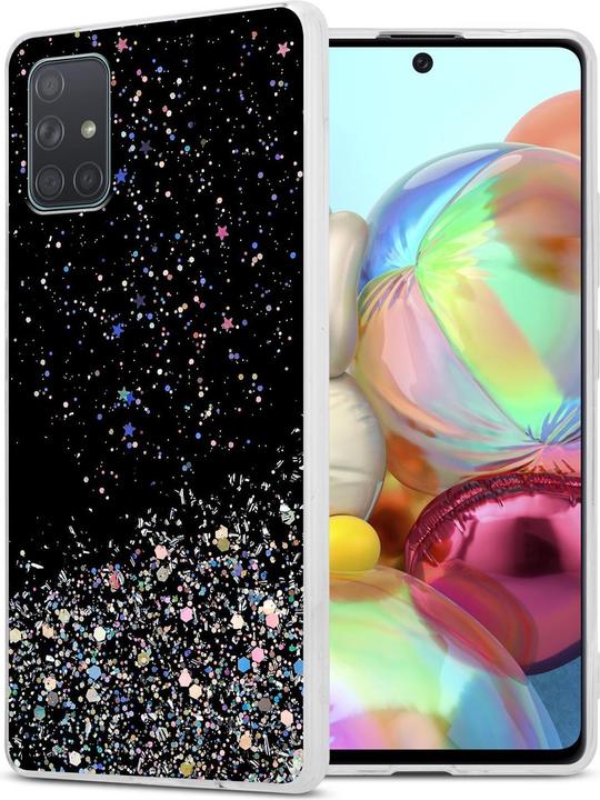 Actual product image Cadorabo TPU cover sparkling glitter (Samsung Galaxy A71)