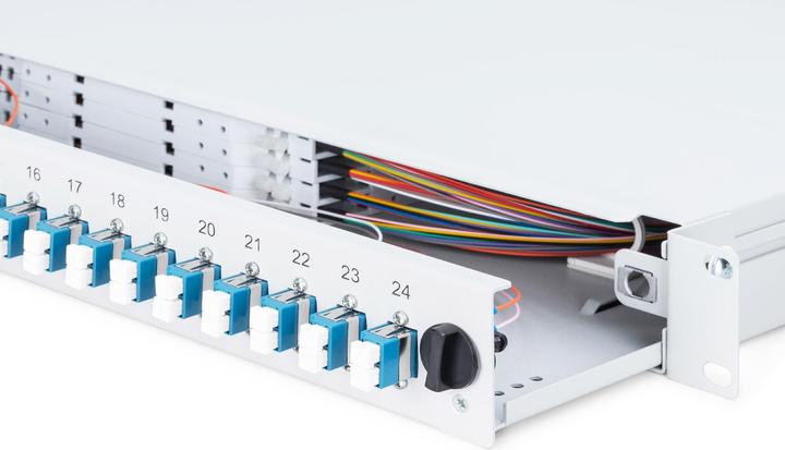 Produktbild Digitus LWL Spleissbox, bestückt, LC, OS2