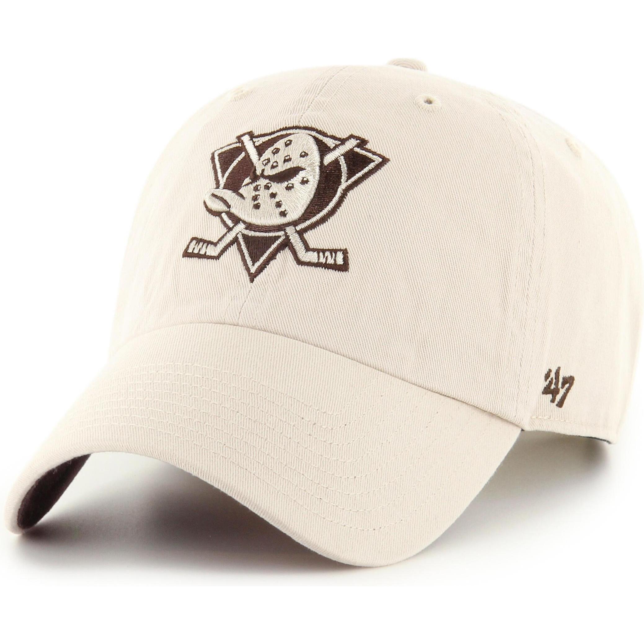 47 Brand, Uomini, Cappellino, Basso Ballpark Anaheim Ducks Bone, Beige