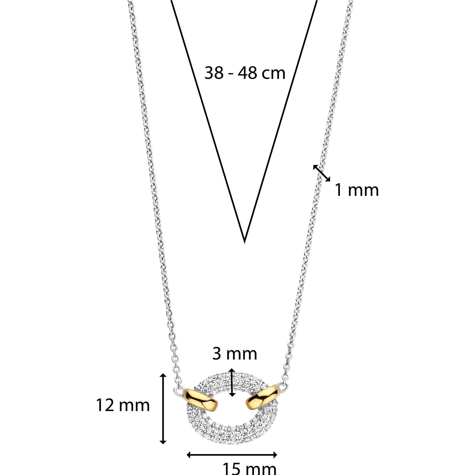 Thumbnail - Ti Sento Milano, Halsschmuck, Kette, (925er Silber, 48 cm)