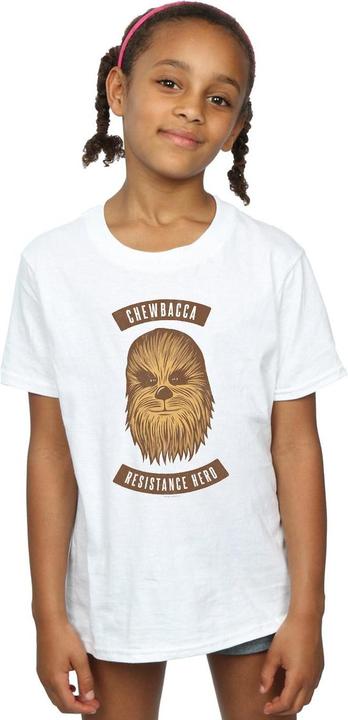 Image du produit Star Wars - T-shirt THE RISE OF SKYWALKER CHEWBACCA RESISTANCE HERO - Fille (128)