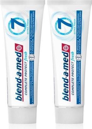 Actual product image blend-a-med Protect 7 Extra Fresh Toothpaste 2x75 g
