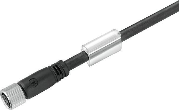 Actual product image Weidmüller 1981910900 Sensor/actuator data connector, pre-assembled M8 socket, straight 9.00 (9 m)