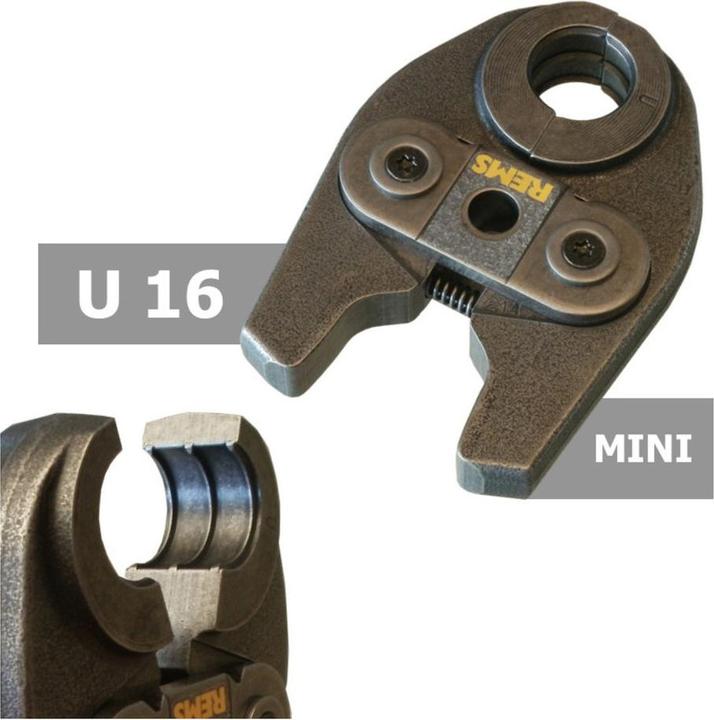 Actual product image Multitubo Mini press jaws 16mm