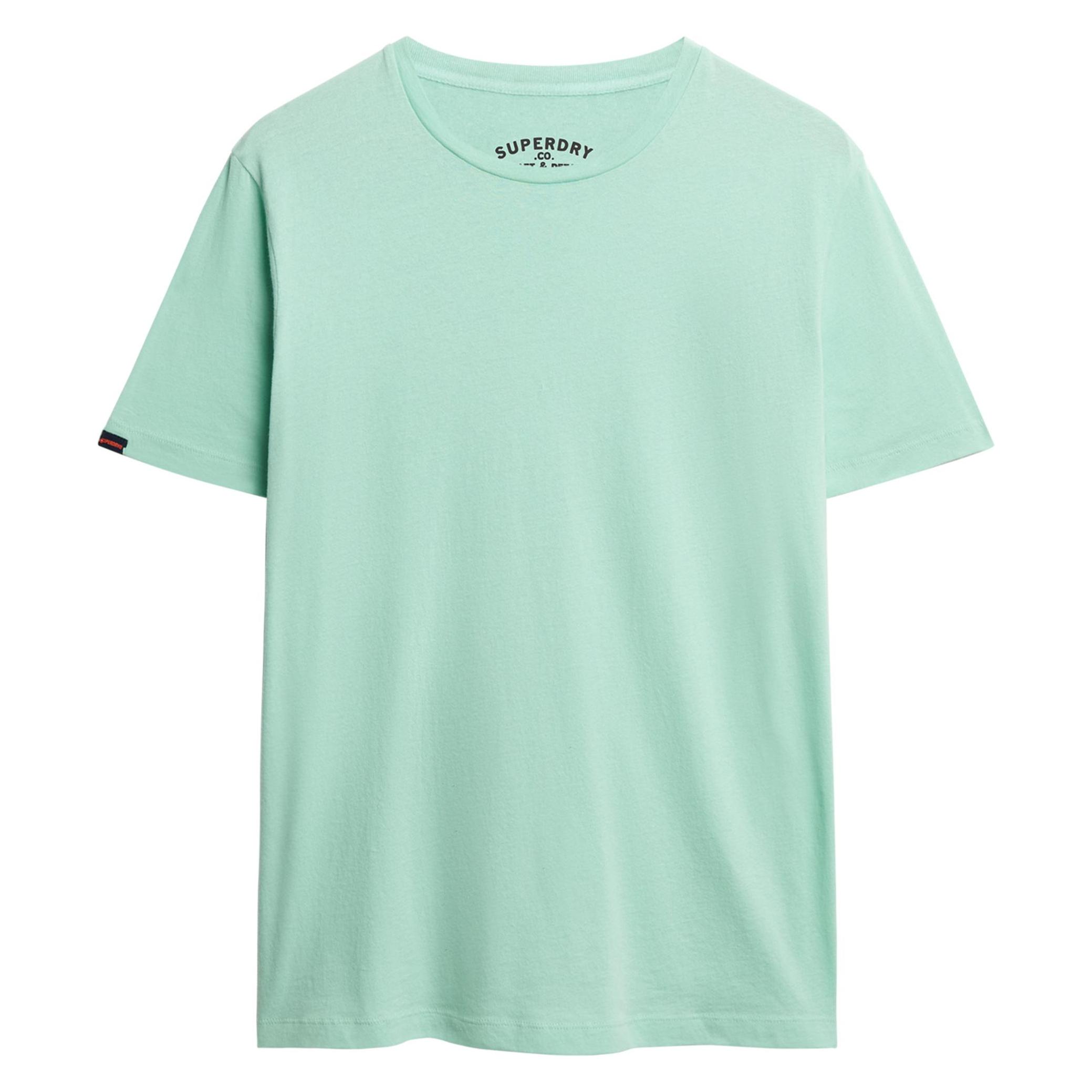 Superdry, Herren, Shirts, Klassisches Essential T-Shirt, Grün, (L)
