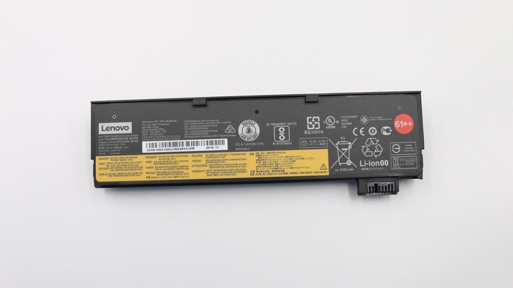 Actual product image Lenovo Battery 6Cell 72Wh Lilon (6 Cells, 6320 mAh)