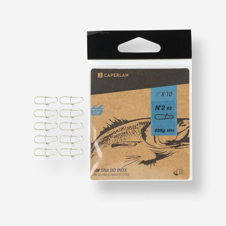 Immagine prodotto Caperlan Moschettone a doppio scatto 10 pezzi