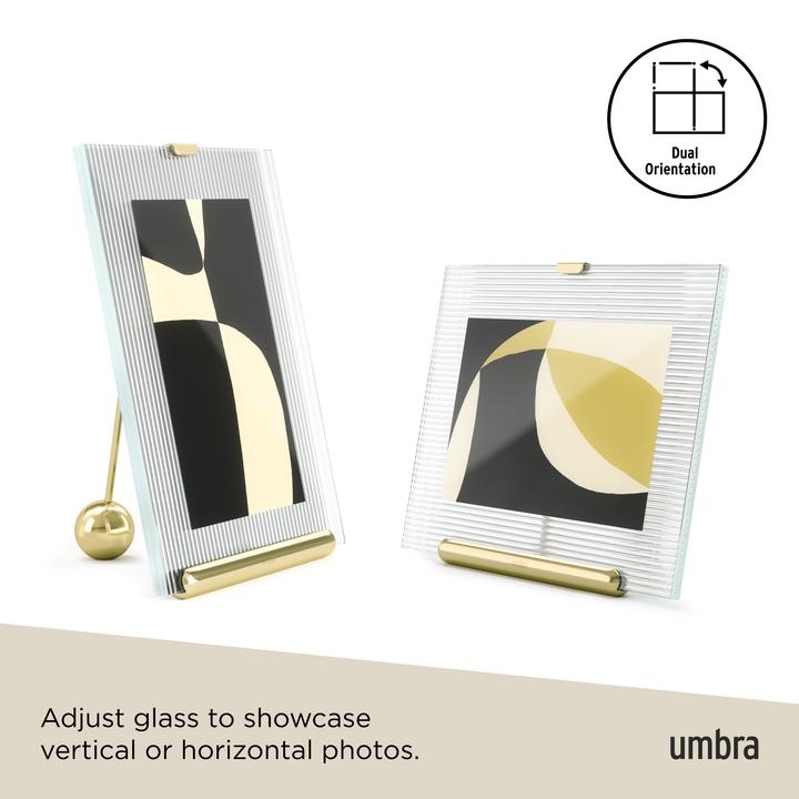 Actual product image Umbra Flute Bilderrahmen aus Glas (20 x 25 cm, 10 x 15 cm, 13 x 18 cm)