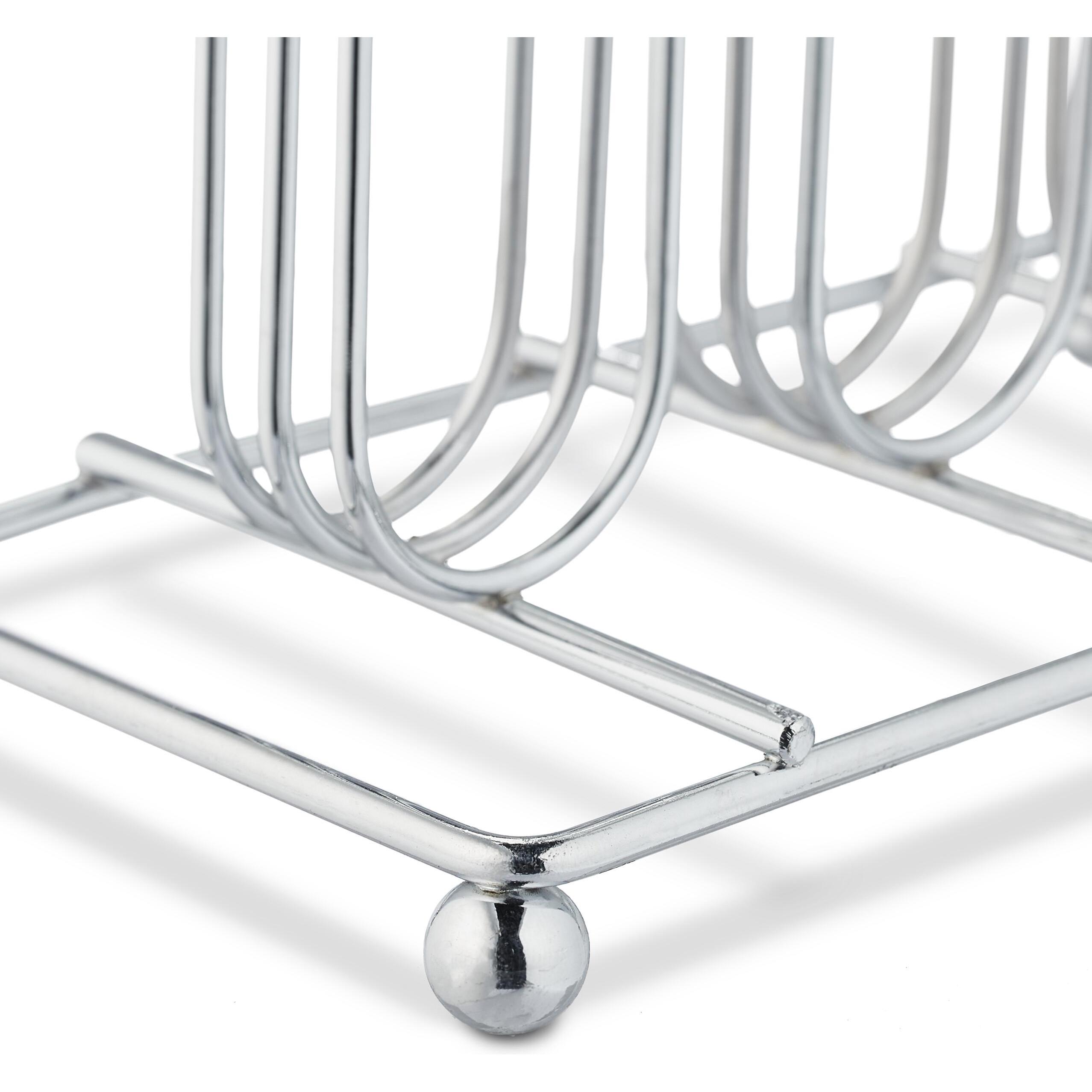 Relaxdays Kapselhalter, Zubehör Kaffeemaschinen, Silber