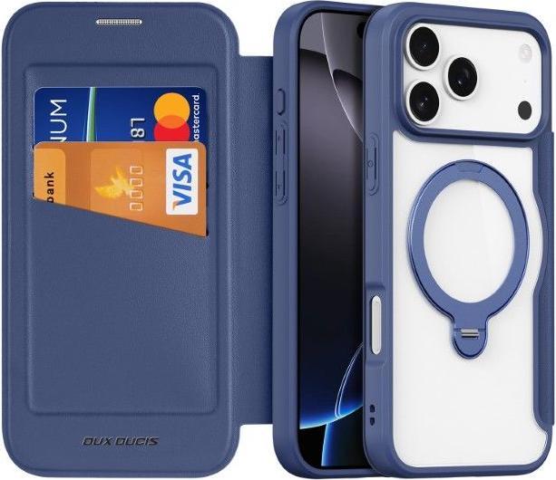 Produktbild Dux Ducis Skin X Pro 360° Ring Stand Series Lederhülle (Apple iPhone 17 Pro Max)