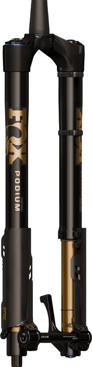 Actual product image Fox INV Podium Factory Suspension Fork, Grip X2, 170mm, 29", 68HT, black ano/kashima (170 mm, Air)