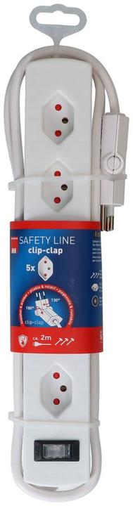 Produktbild Max Hauri Safety Line 90° mit Schalter (5 x, Typ 13, 2 m)
