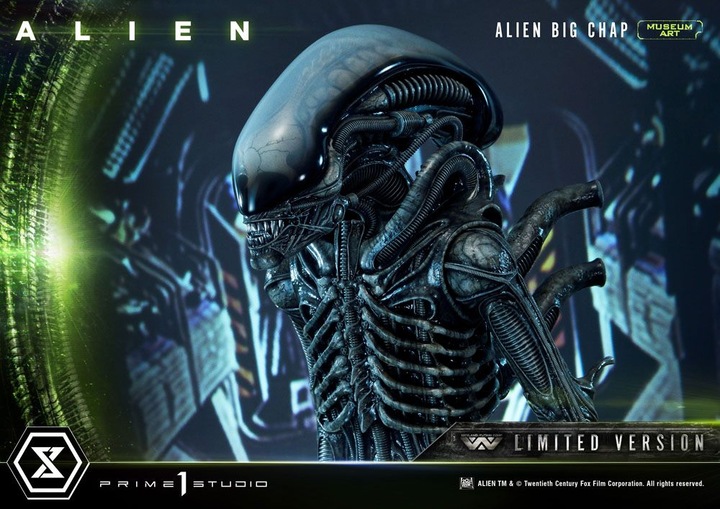 Image du produit Prime 1 Studio Aliens statuette 1/3 Alien Big Chap Museum Art Limited Version 85 cm