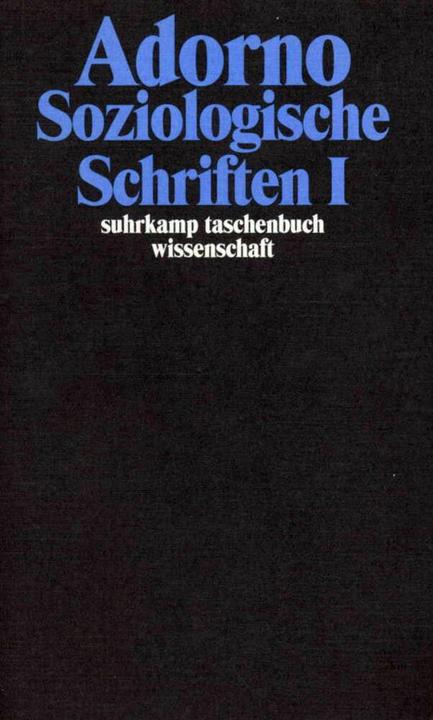 Produktbild Gesammelte Schriften in 20 Bänden (Deutsch, Theodor W. Adorno, 2003)