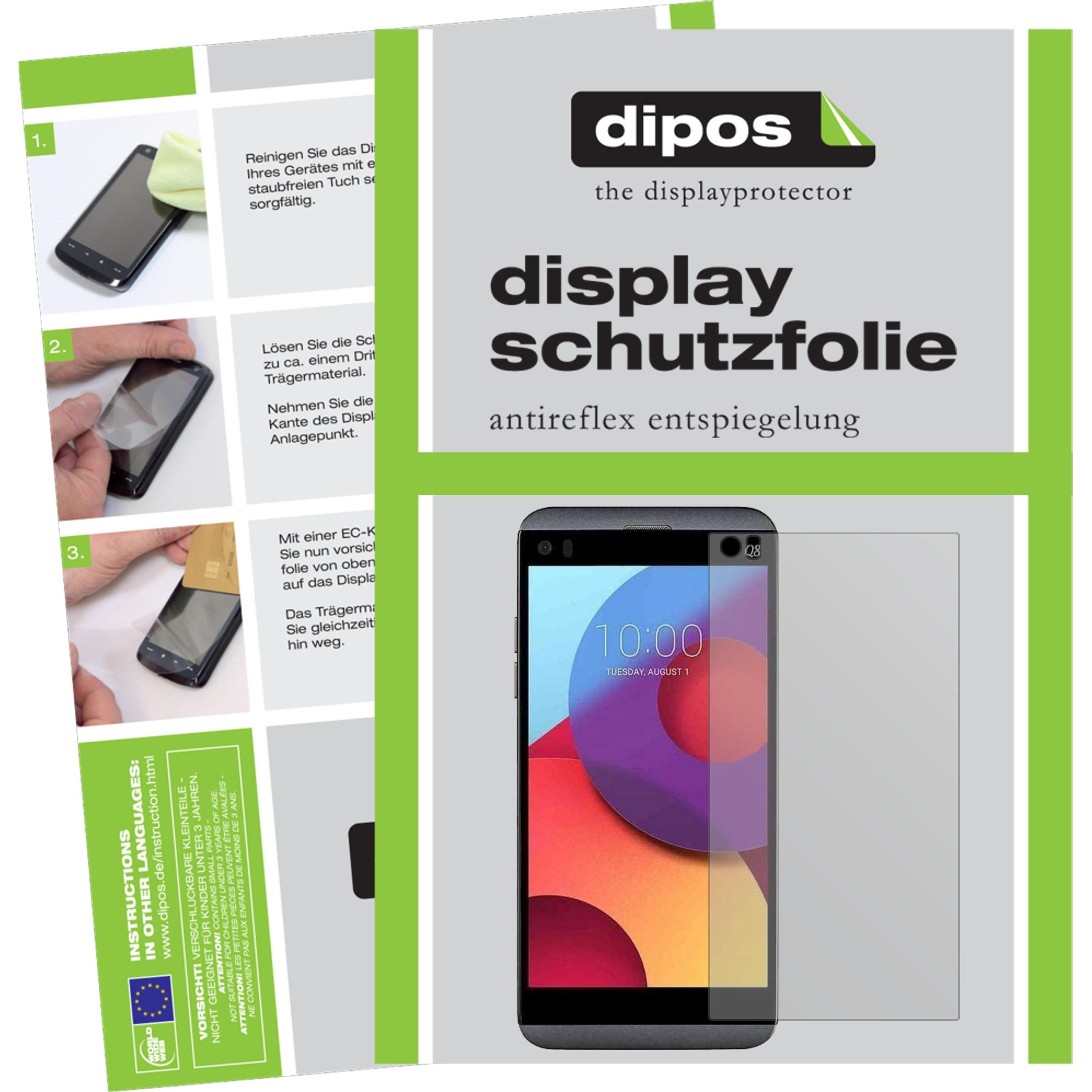 Thumbnail - Dipos Displayschutzfolie Antireflex (6 Stück, LG Q8), Smartphone Schutzfolie, Transparent