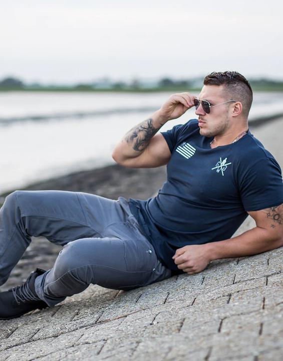 Immagine prodotto Gym Generation Maglietta Urban Warrior NAVY SCURO (L, XL)