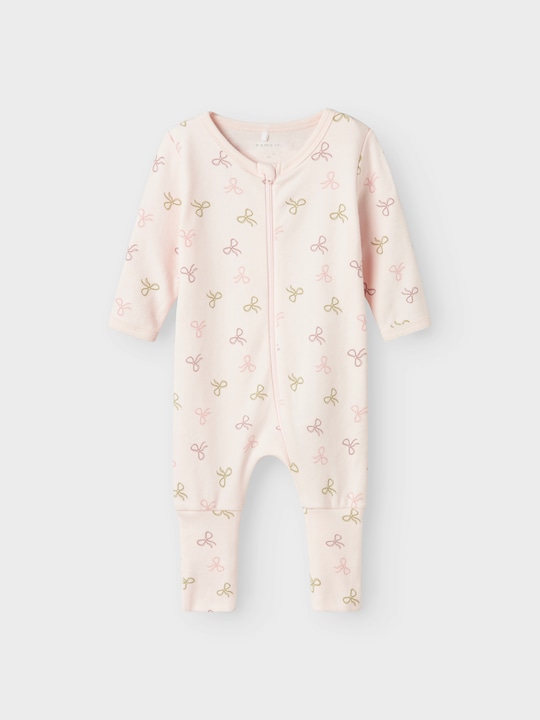 Actual product image Name it Nbfnightsuit 2p Zip Ff Pink Bow Noos (80)