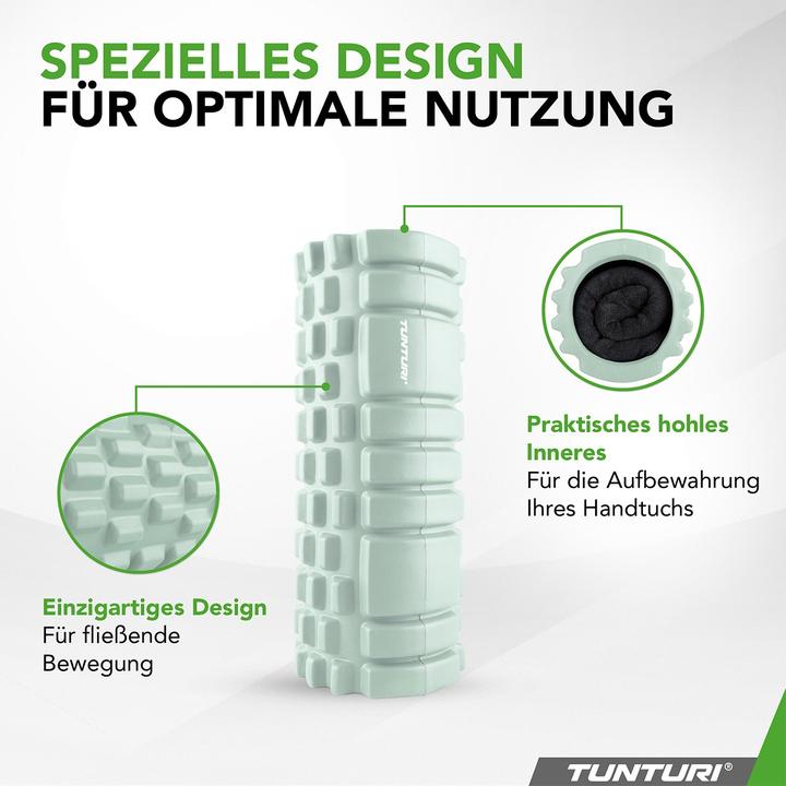 Produktbild Tunturi Yoga Massageroller 33 cm Mintgrün