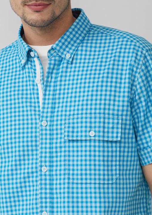 Immagine prodotto s.Oliver Hemd Regular Fit: Kariertes Hemd aus Baumwolle mit Button-Down-Kragen (M)