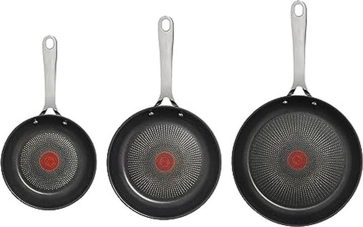 Actual product image Tefal Jamie Oliver Cook's Direct on Set (28 cm, Pan set + pot set, Stainless steel)