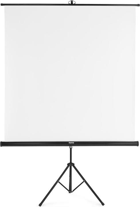 Immagine prodotto Hama Schermo con treppiede, 155 x 155 cm, 2in1, dispositivo mobile, tubo telescopico, bianco (86.22", 1:1)